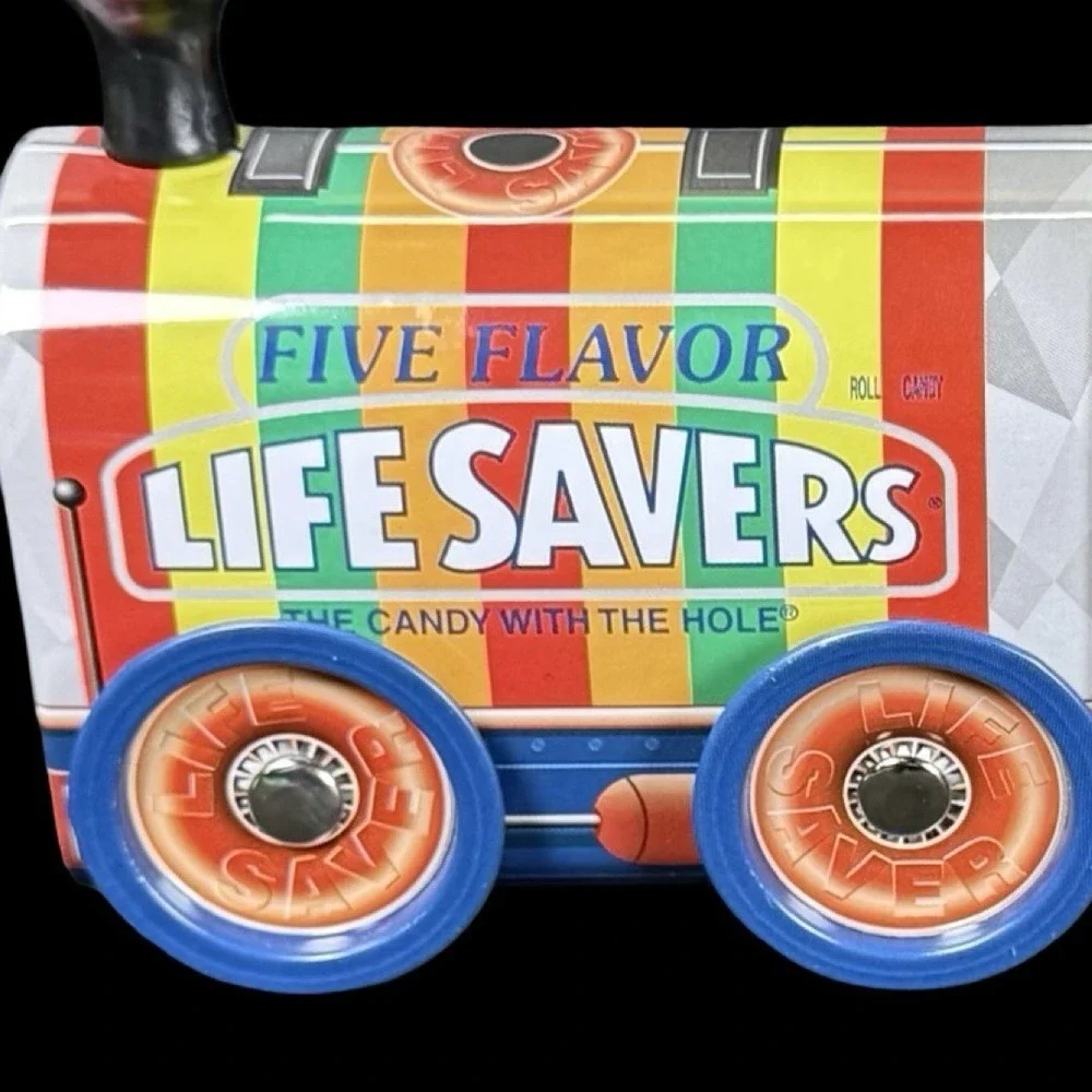 Vintage 1997 Life Savers Train Engine Candy Tin Nabisco‎ [Empty]